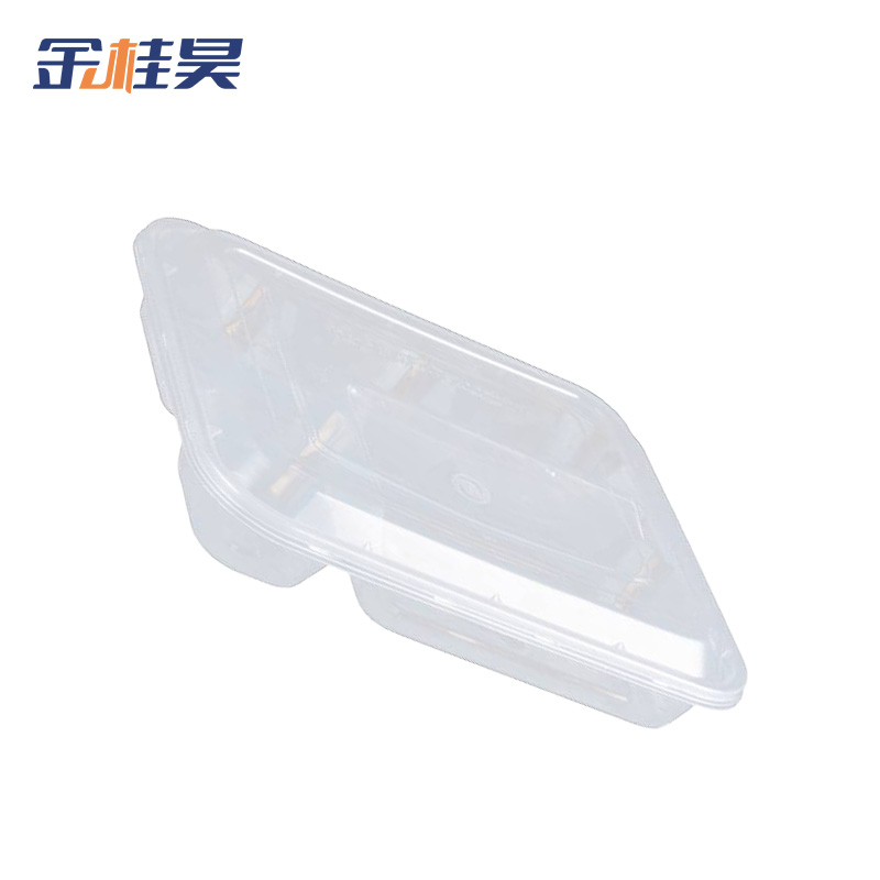 金桂昊 一次性餐盒 分体五格1000ml透明 个高清大图