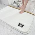 小鸭卫生间地垫地毯垫厨房吸水脚垫浴室防滑垫子_2 50*60cm【正品小黄鸭】 小黄鸭-茶白色