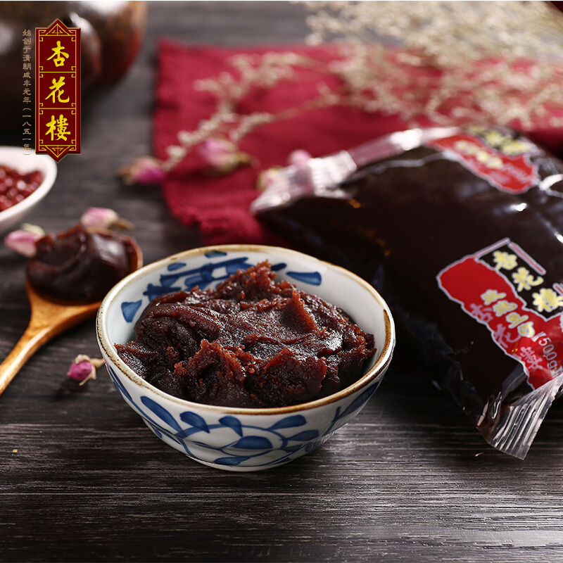 杏花楼袋装玫瑰豆沙500g