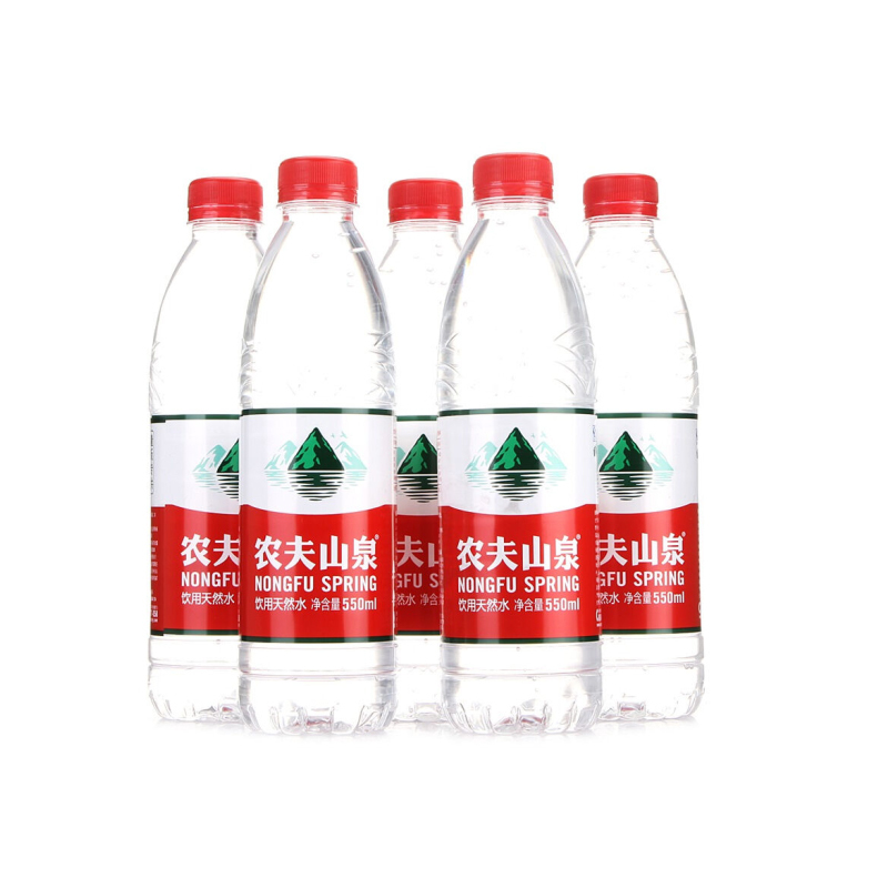 农夫山泉天然矿泉水塑料包装24瓶550ml24瓶
