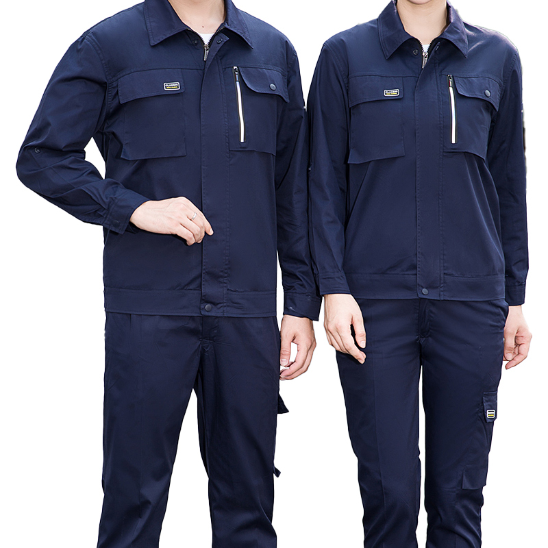 衡欢 长袖工作服 RZ-LBF25 各号/套(藏蓝色)高清大图
