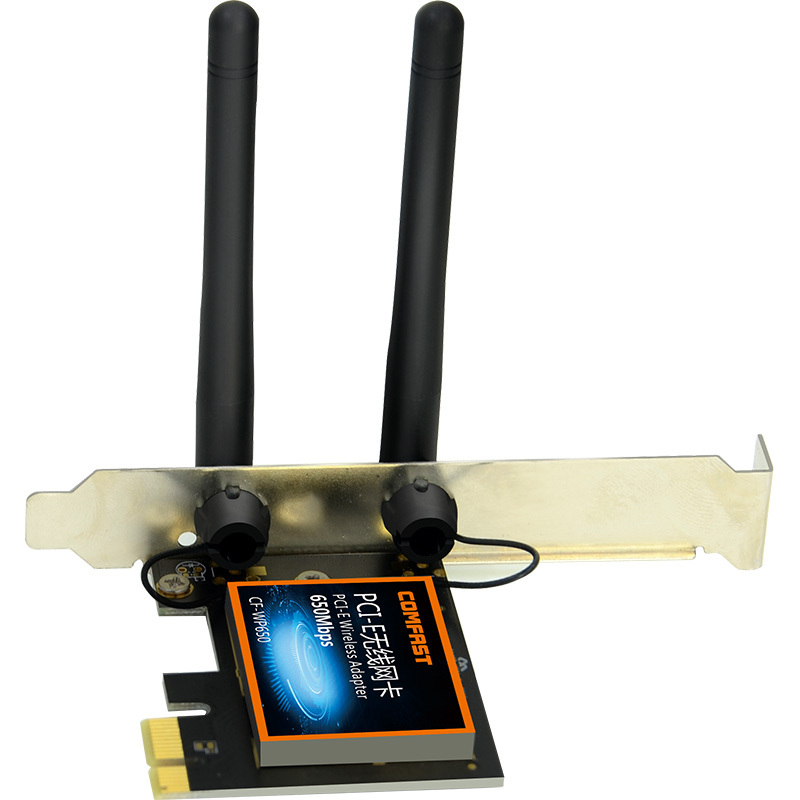COMFAST CF-WP650 双频无线网卡PCI-E接口 台式机电脑内置 网卡 接收器发射器 内置WIFI