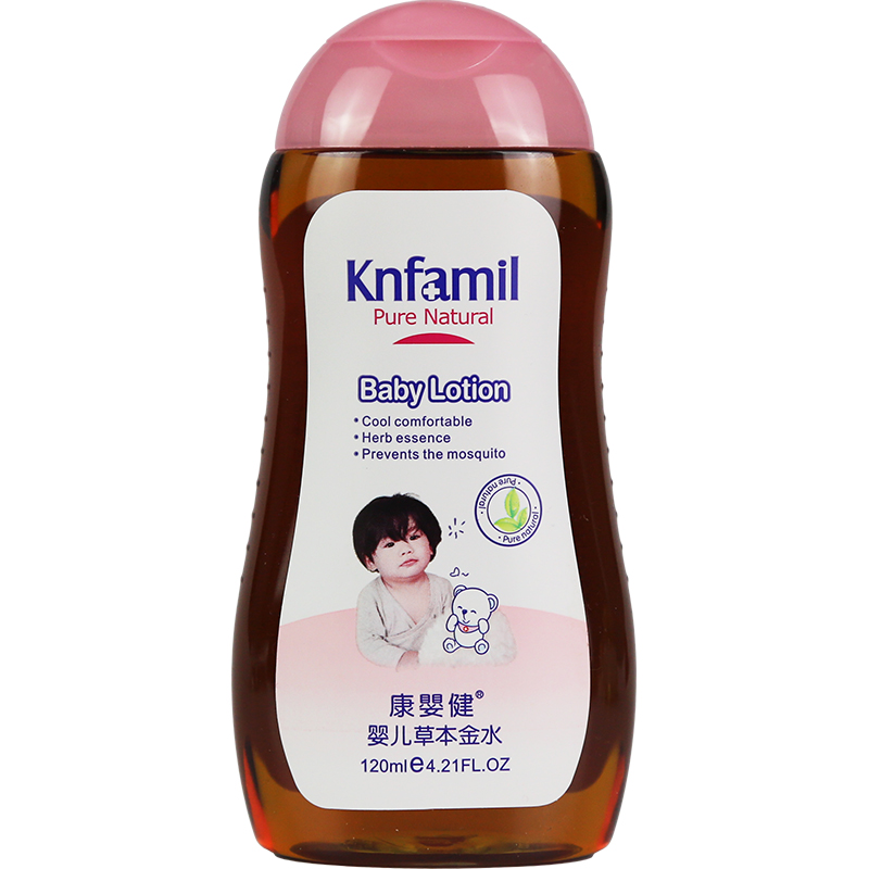 康婴健婴儿草本金水120ml 新生儿助澡金水防蚊祛痱清凉水儿童植物配方泡澡金水 有香味清凉水 防蚊/驱蚊 120ml