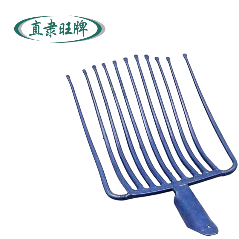 直隶旺牌 九齿钢叉 460*300mm 把高清大图