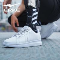 鸿星尔克（ERKE）运动鞋男休闲百搭白色板鞋男子小白鞋男鞋（鞋带随机）