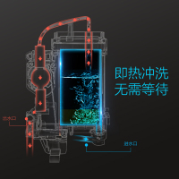 JOMOO九牧 即热智能马桶 全自动冲水烘干座便电动一体式重力虹吸式地排坐便器D7610S