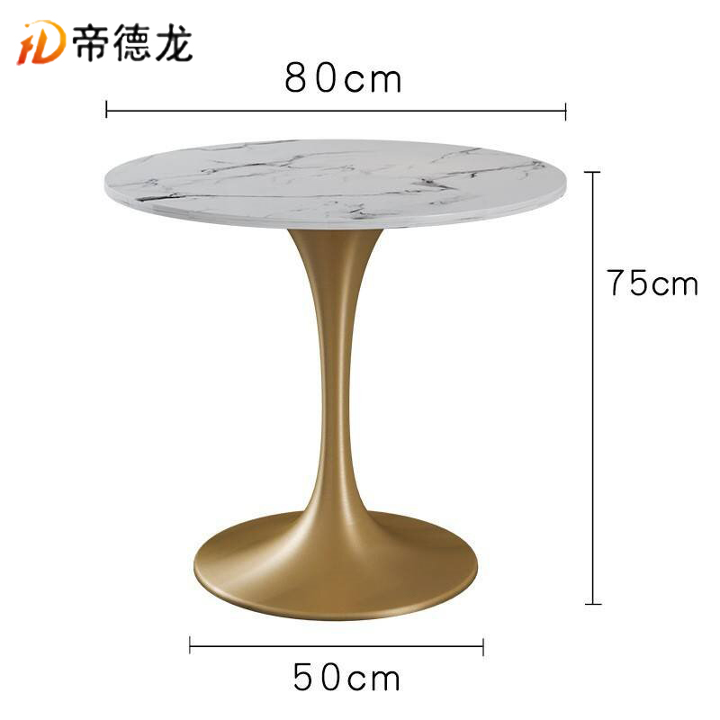 帝德龙休闲桌洽谈桌椅CJ5 800*750mm高清大图