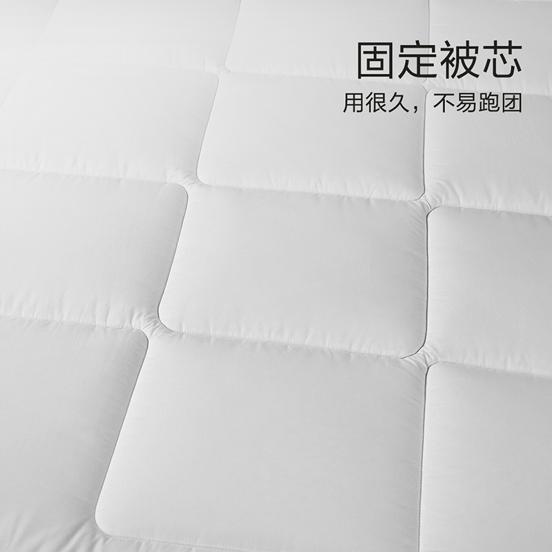 富安娜家纺七孔抗菌春秋被冬季被芯二合一被单人双人被芯