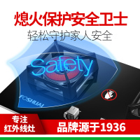 方帅(FOSHUAI)红外线燃气灶3.8KW嵌入式双眼灶 天然气炉灶双灶煤气灶灶台 台嵌两用聚能灶台式灶煤气炉