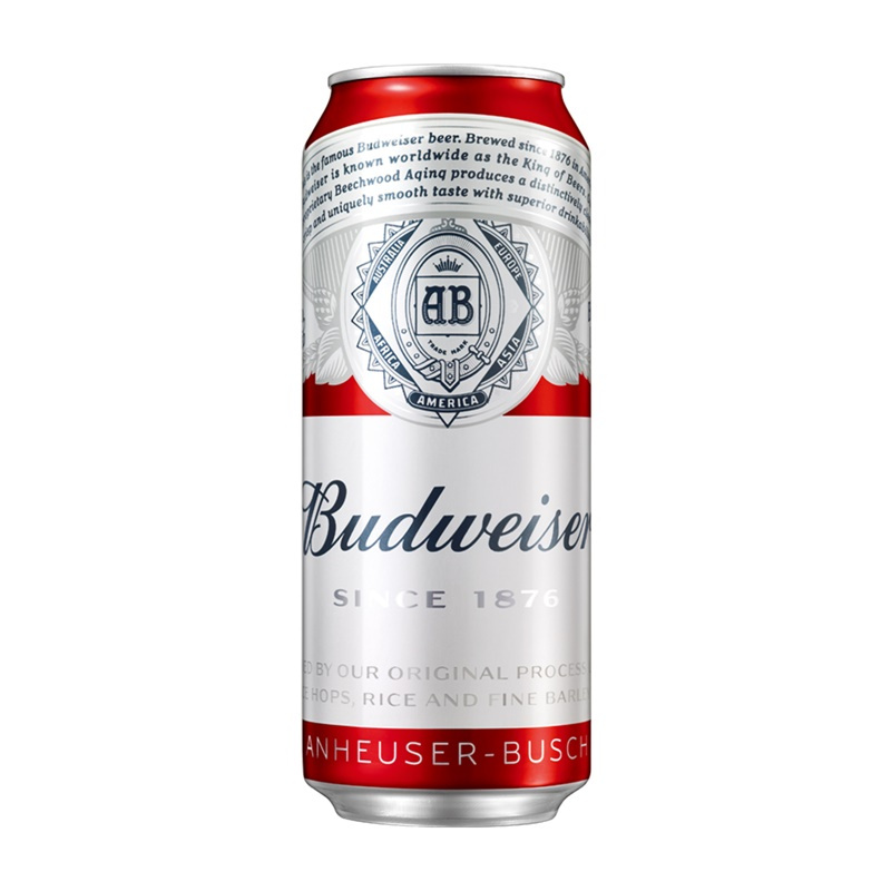 百威(Budweiser)啤酒经典醇正500ml*18听