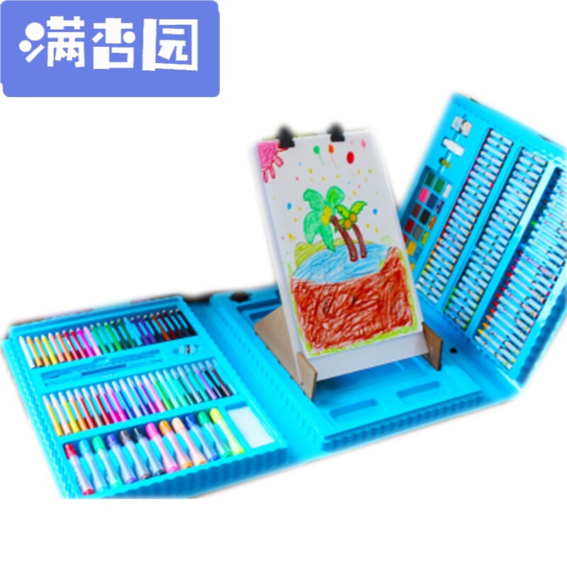 舒弗(LACHOUFFE)小学生画画工具组合美术用品学习文具礼盒绘画水彩笔儿童画笔套装