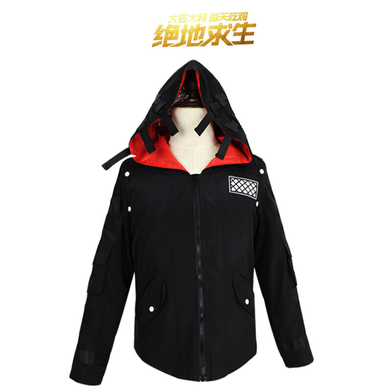 绝地求生连帽风衣_绝地求生黑色风衣