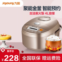 九阳(Joyoung)电饭煲 JYF-40FE65 4L升 智能12小时智能预约 可拆卸内盖 底盘加热 电饭锅
