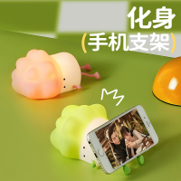小趴菜感应小夜灯卧室床头台灯睡眠婴儿喂奶母婴硅胶拍拍灯儿童生日礼物