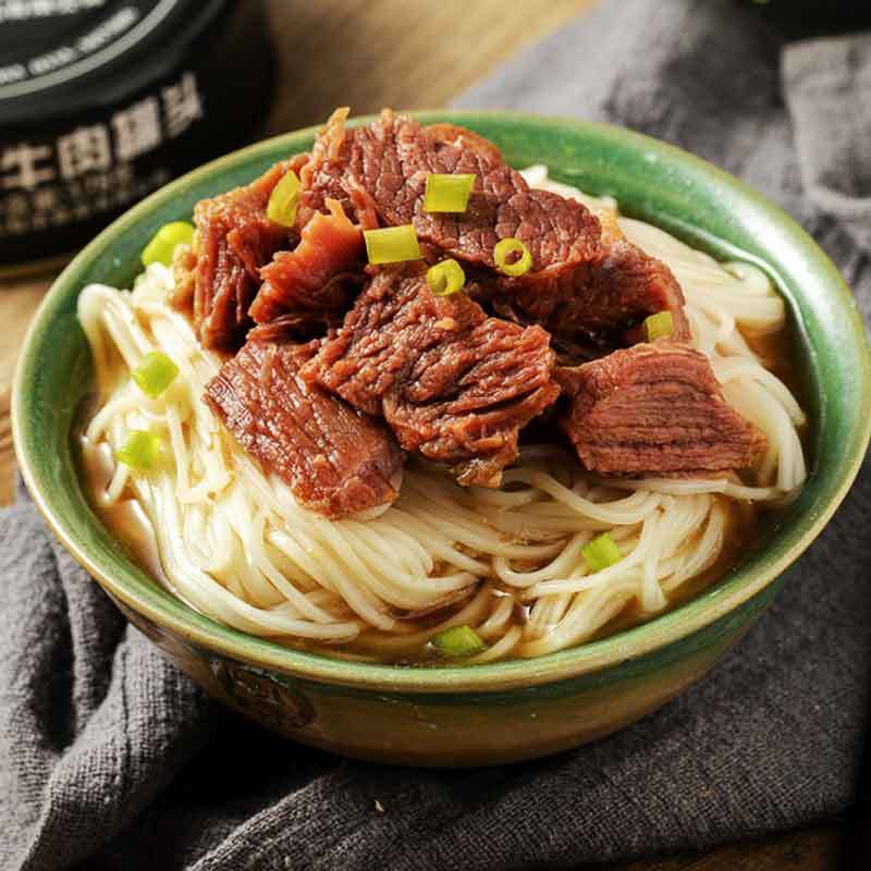 秦皇岛北戴河特产 皇者荣耀红烧牛肉罐头整箱500g*24罐 速食肉食熟食肉制品罐头