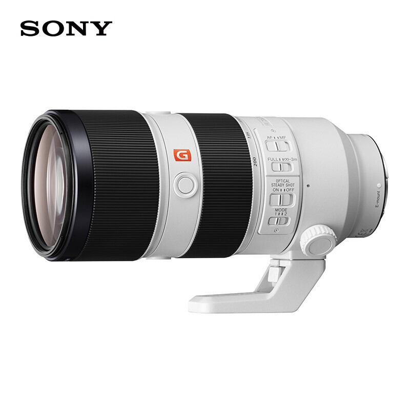 索尼(SONY)FE 70-200mm F2.8 GM OSS全画幅远摄变焦G大师超级非球面相机微单镜头 (SEL70200G) 大三元 F2.8恒定光圈