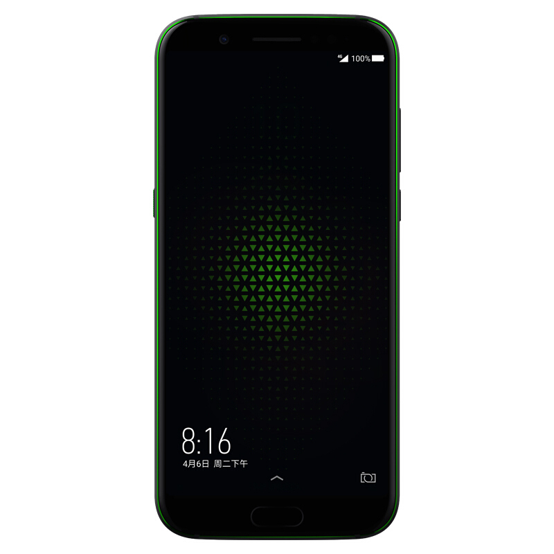 mi/小米黑鲨游戏手机 移动联通电信全网通4G 双卡双待 6GB+64GB 黑色 不带手柄