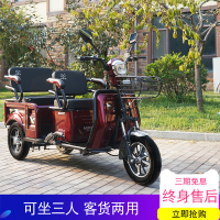 小巴士A9三轮电动车老年代步车客货两用电瓶车成人残疾人助力车新品