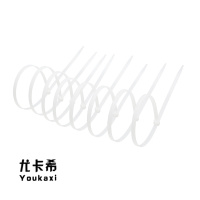 尤卡希(Youkaxi) 尼龙扎带 8*400mm白 100条/包