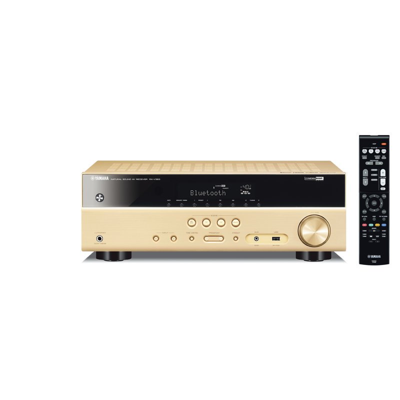 雅马哈(YAMAHA)RX-V385音响 音箱 家庭影院 AV功放 5.1声道数字功率放大器黑色