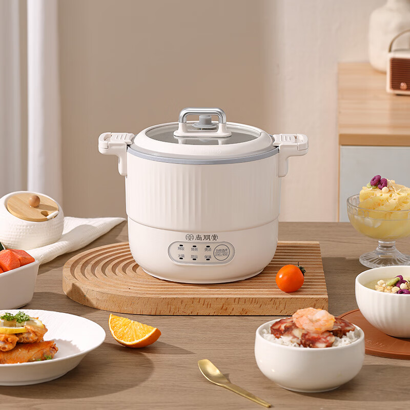 尚朋堂 电煮锅多功能宿舍学生煮面火锅煲粥多用锅 1.2L S-ZG126AB高清大图