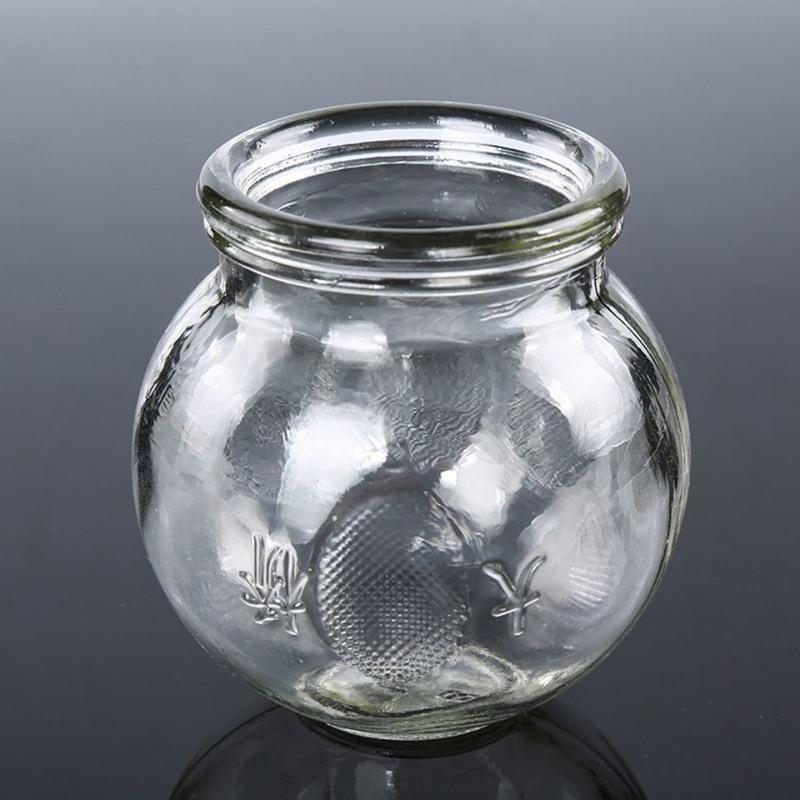 1号1个 加厚防爆玻璃拔罐器家用拔火罐真空吸湿排毒专用拔罐神器