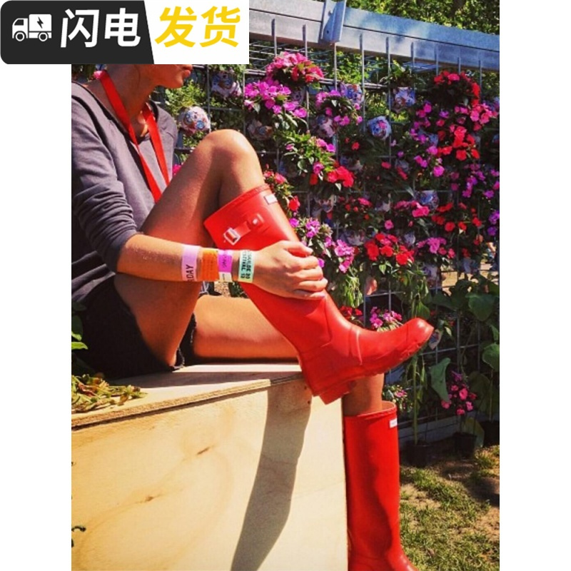 时尚高筒防雨靴女士胶鞋靴防滑鞋户外套鞋秋冬成人雨鞋女启如
