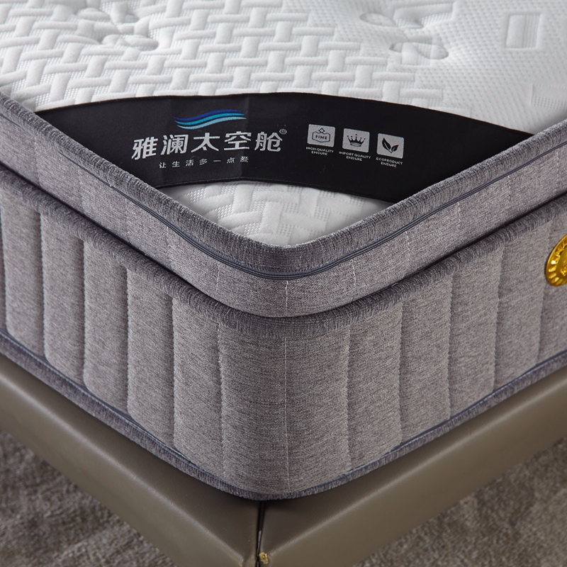 星级酒店床垫天然乳胶记忆棉床垫3E椰棕黄麻软硬两用护脊3D床垫高清大图