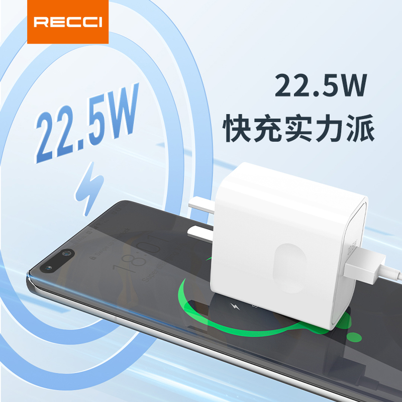 RECCI -RCT-P33C超级快速充电器(白色)高清大图