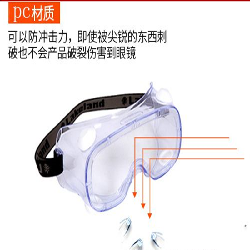 雷克兰G1510护目镜 防尘防冲击护目镜/1包=12个