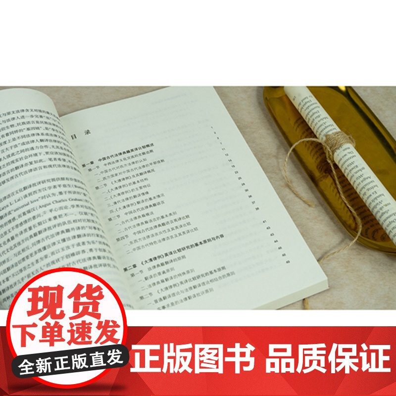 大清律例英译比较研究《大清律例》英译比较研究 熊德米 中国古代法制文化特色的法律典籍系统性批评研究 法律出版社高清大图