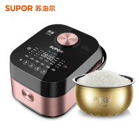 苏泊尔SUPOR CFXB40HK26-166 电饭煲4L容量 蒸汽IH电磁加热 球釜合金内胆 智能语音电饭锅 预约功能