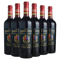 张裕法国原瓶进口红酒 小蜜合花精酿干红葡萄酒整箱装750ml*6 CHANGYU