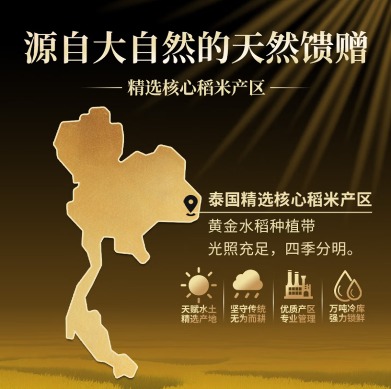 泰那兰 典雅泰国 香米 2.5 kg高清大图