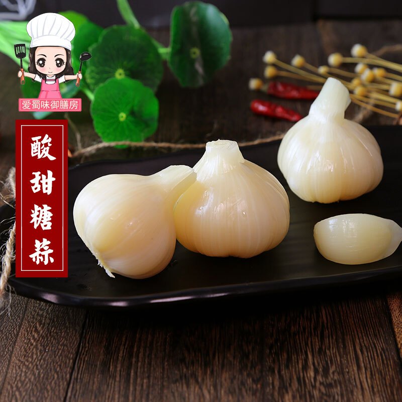 四川泡菜传统手制糖蒜腌大蒜甜蒜泡蒜糖蒜咸菜