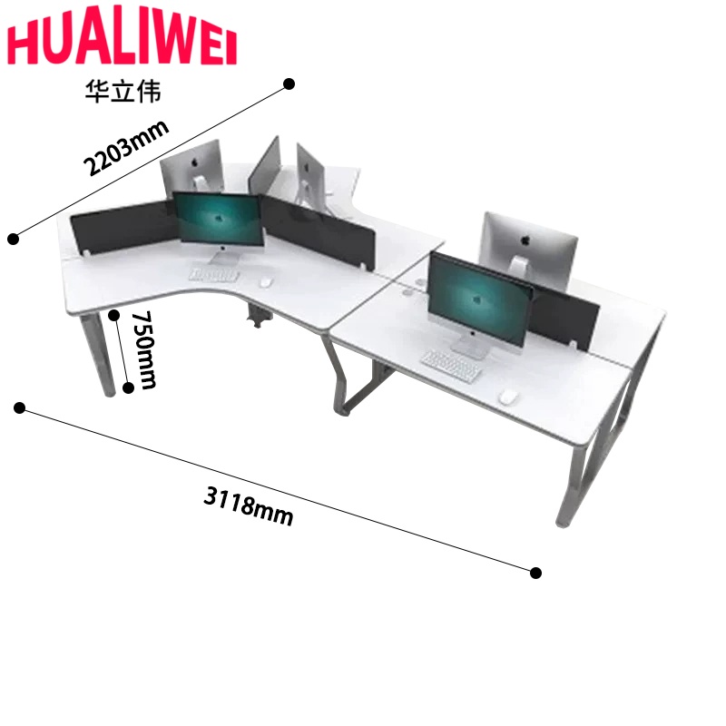 华立伟屏风工位高清大图