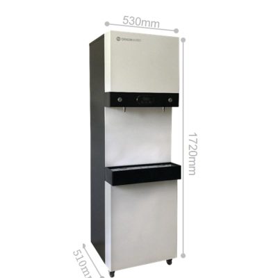 碧水源 D60N-S100 商务净饮一体机 不锈钢机身 低压选择性纳滤 高效优质出水口