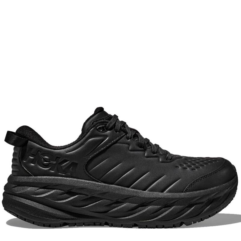 Hoka One One男运动鞋缓震休闲鞋Hoka Bondi SR防滑户外鞋日常通勤户外活动 Black_/_Black 47