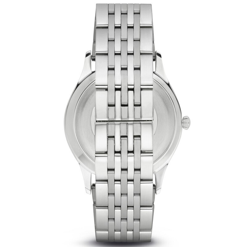 阿玛尼(EMPORIO.ARMANI)手表 钢制表带商务时尚休闲石英表男士腕表 摩登复古 AR1881
