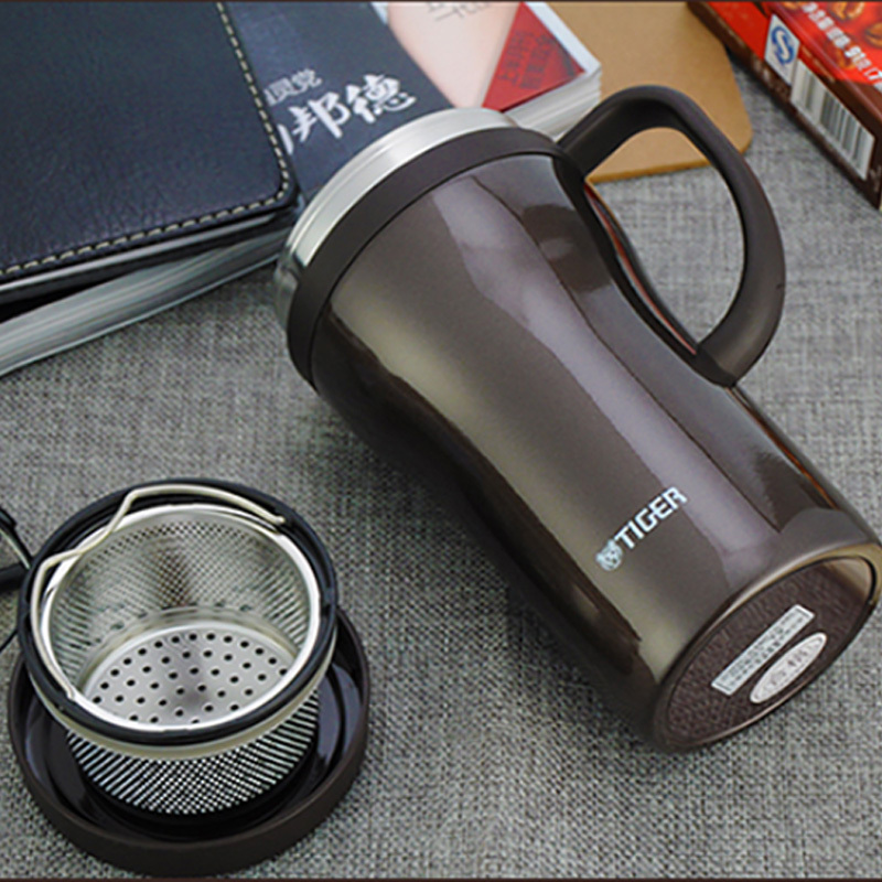 虎牌 (tiger)保温杯CWN-A48C不锈钢真空办公杯男女泡茶杯茶滤网杯家用480ml