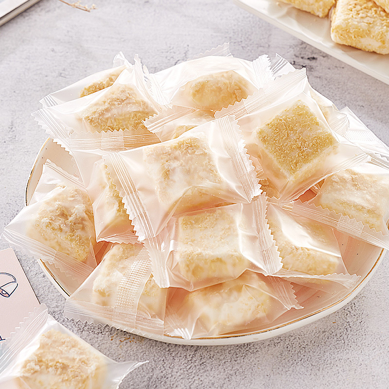 比比赞燕麦酥牛奶味240g整箱营养麦片小零食高颜值万圣节甜饼干散装批发