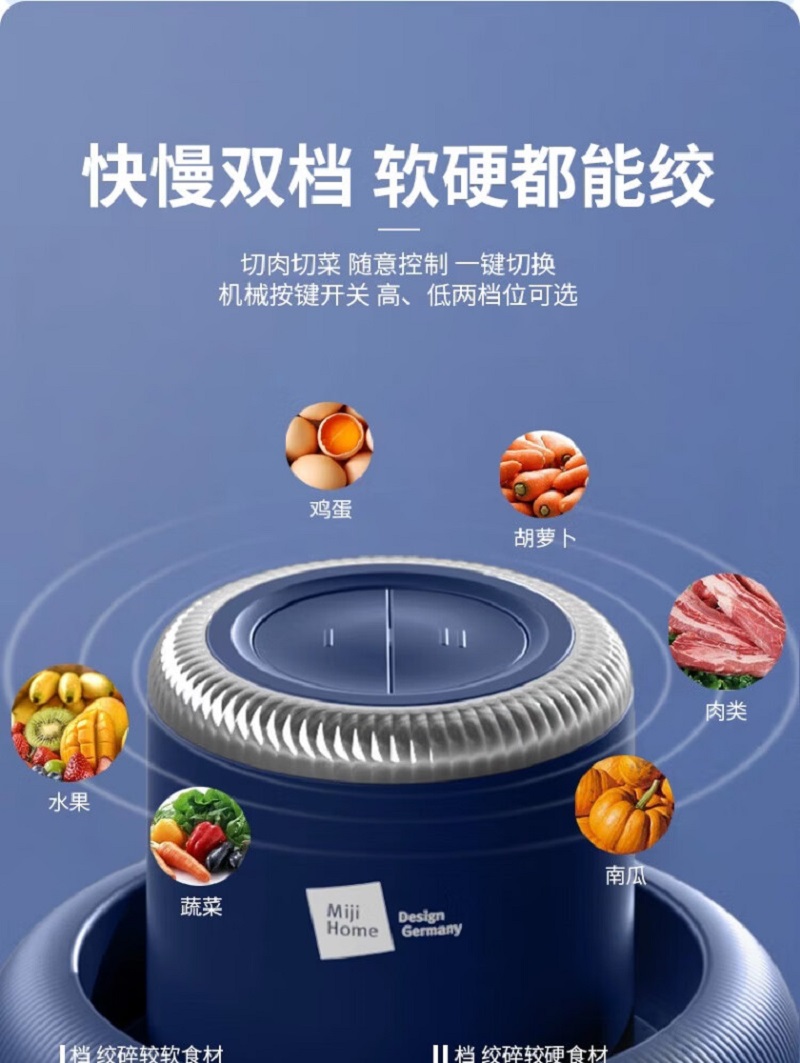 米技食品加工器(碎肉机)FP-L2208高清大图