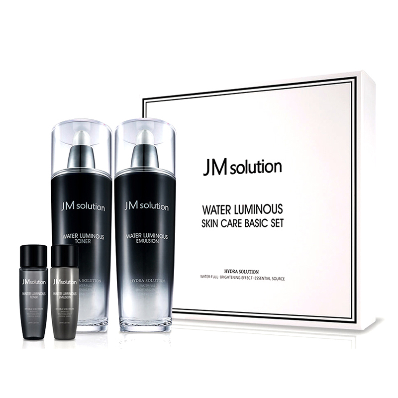 JM solution肌司研水滋养亮护理套装130ml,130ml, 30ml,30ml