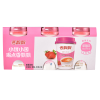香飘飘奶茶 草莓味 三连杯80g*3杯*3份共9杯 杯装休闲冲饮品