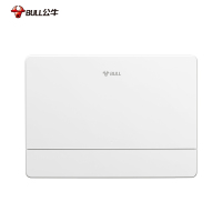 公牛(BULL)配电箱 4回路空开强电箱 家用终端配线箱白色盖板LX5-4s