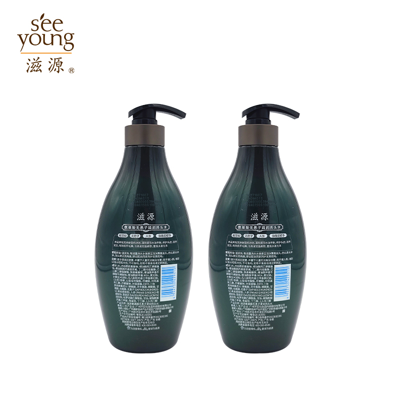 滋源氨基酸无患子清润洗头水 两瓶装 535ml+535ml /套高清大图