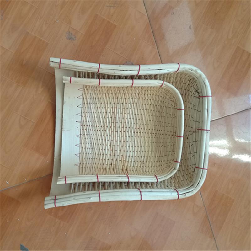 柳编藤编竹编簸箕纳丽雅农用家用大中小号柳条簸箕笸箩筐 白色42*37左右