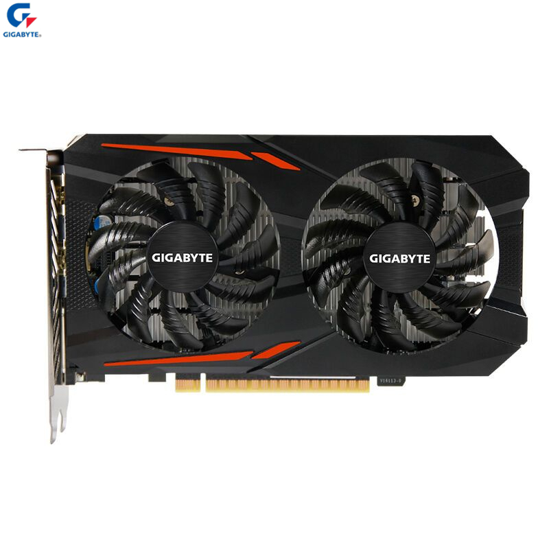 技嘉(GIGABYTE)GeForce GTX1050Ti OC 4G游戏显卡(OC Mode:1341-1455MHz