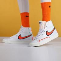 Nike耐克高帮板鞋女鞋2021春季新款休闲鞋白色运动鞋DC1746-103