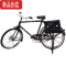 真智力仿真合金复古老式自行车模型二八大杠送父亲儿童玩具收藏